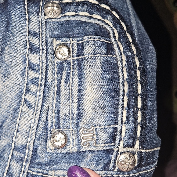 Miss Me Skinny Jeans Women 31 Mid Rise - Picture 4 of 10